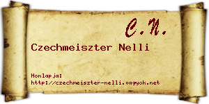 Czechmeiszter Nelli névjegykártya